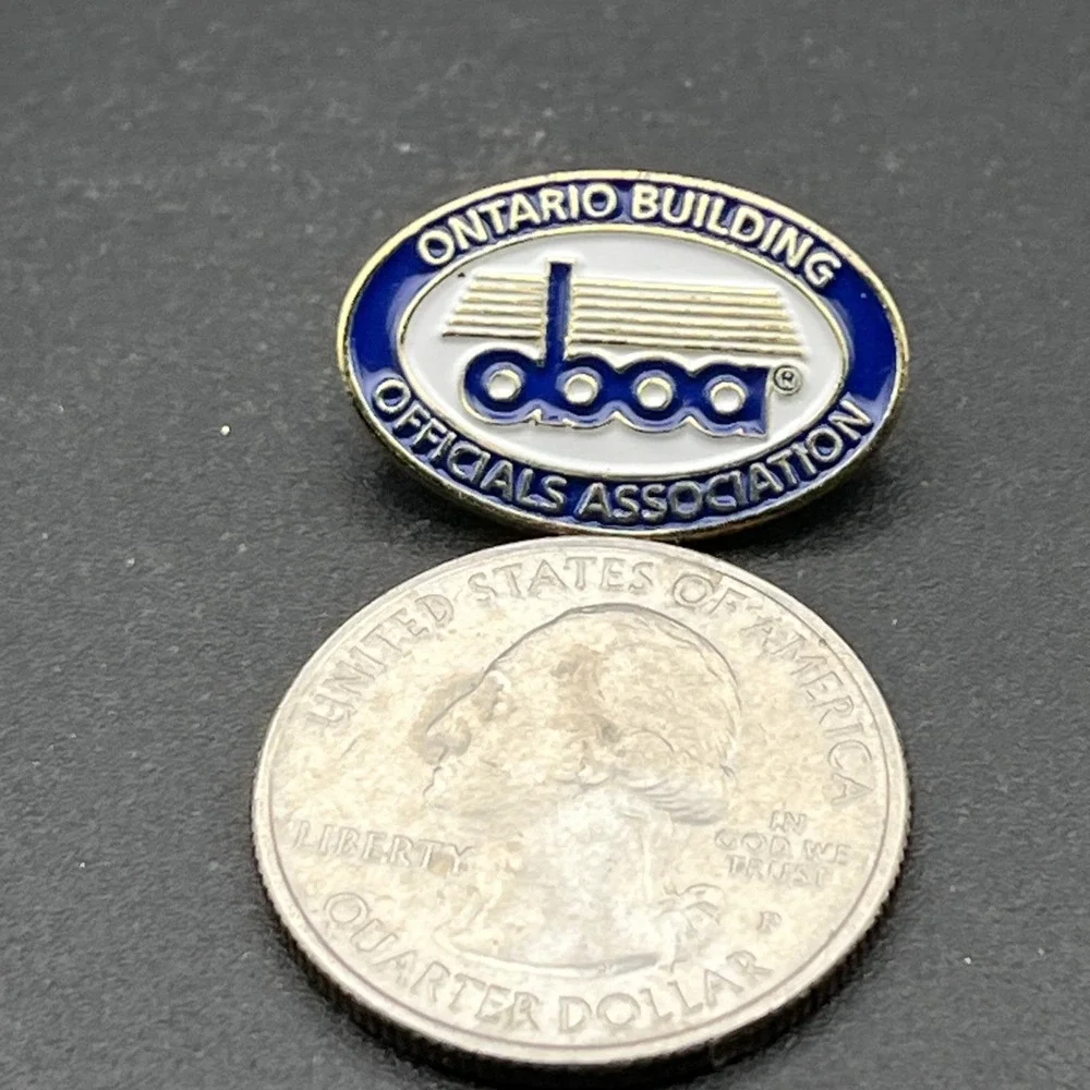 Ontario Building Officials Association‎ Canada Lapel Hat Pin